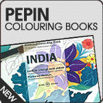 Pepin Colouring Books