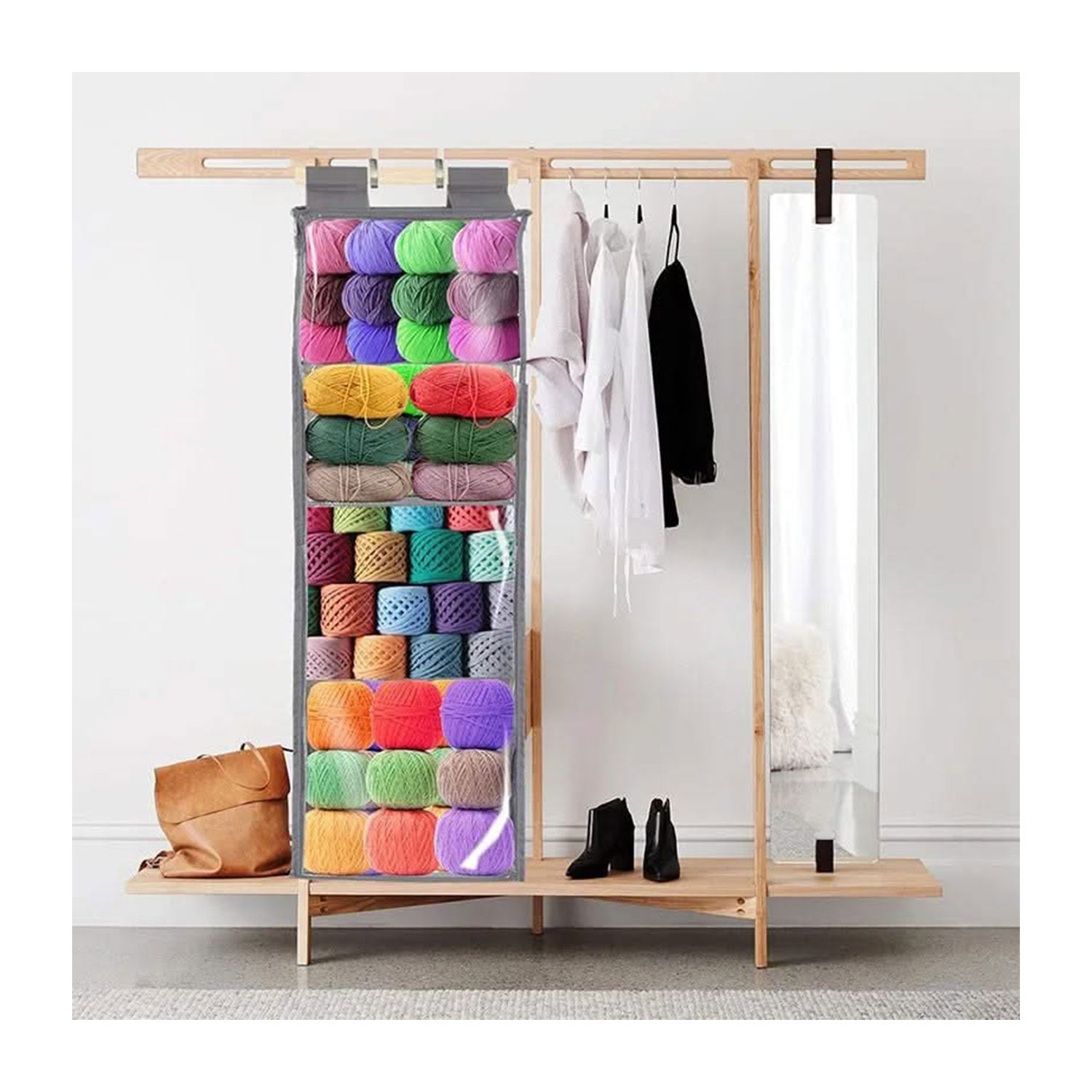 Poppy Crafts Hanging Yarn Storage