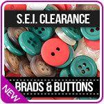 Brads Buttons & Ribbons