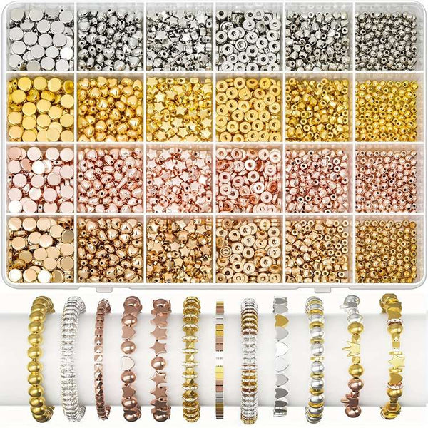Poppy Crafts Gold & Silver Bead Kit