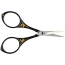 Sullivans Heirloom Embroidery Scissors 4" Gunmetal & Gold Round Handle