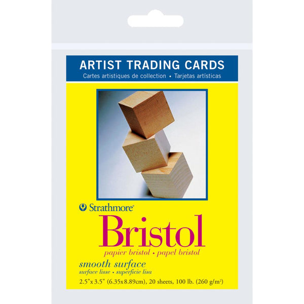 Strathmore Artist Trading Cards 2.5"X3.5" 20/Pkg Bristol Smooth