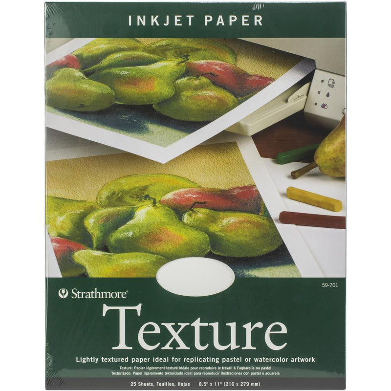 Strathmore Ink Jet Paper Texture 8.5"X11" 25 Sheets*