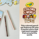 Crayola Colours Of The World Coloured Pencils 24/Pkg Assorted Colours