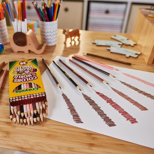 Crayola Colours Of The World Coloured Pencils 24/Pkg Assorted Colours