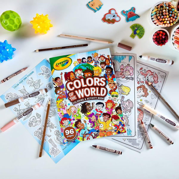 Crayola Colours Of The World Colouring Book 96 Pages