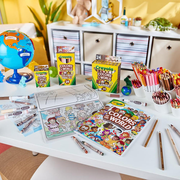 Crayola Colours Of The World Colouring Book 96 Pages