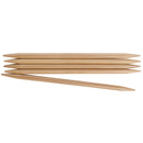 ChiaoGoo Double Point Dark Patina Knitting Needles 6" 6/Pkg - Size 2.5/3mm