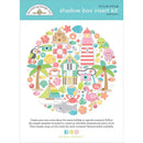 Doodlebug Design Shadow Box Insert Kit - Seaside Summer*