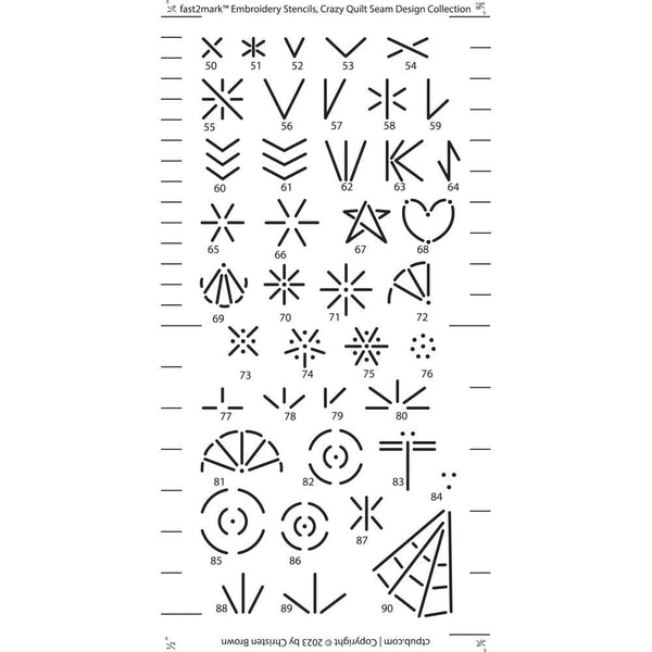 C & T Publishing Embroidery Stencils*