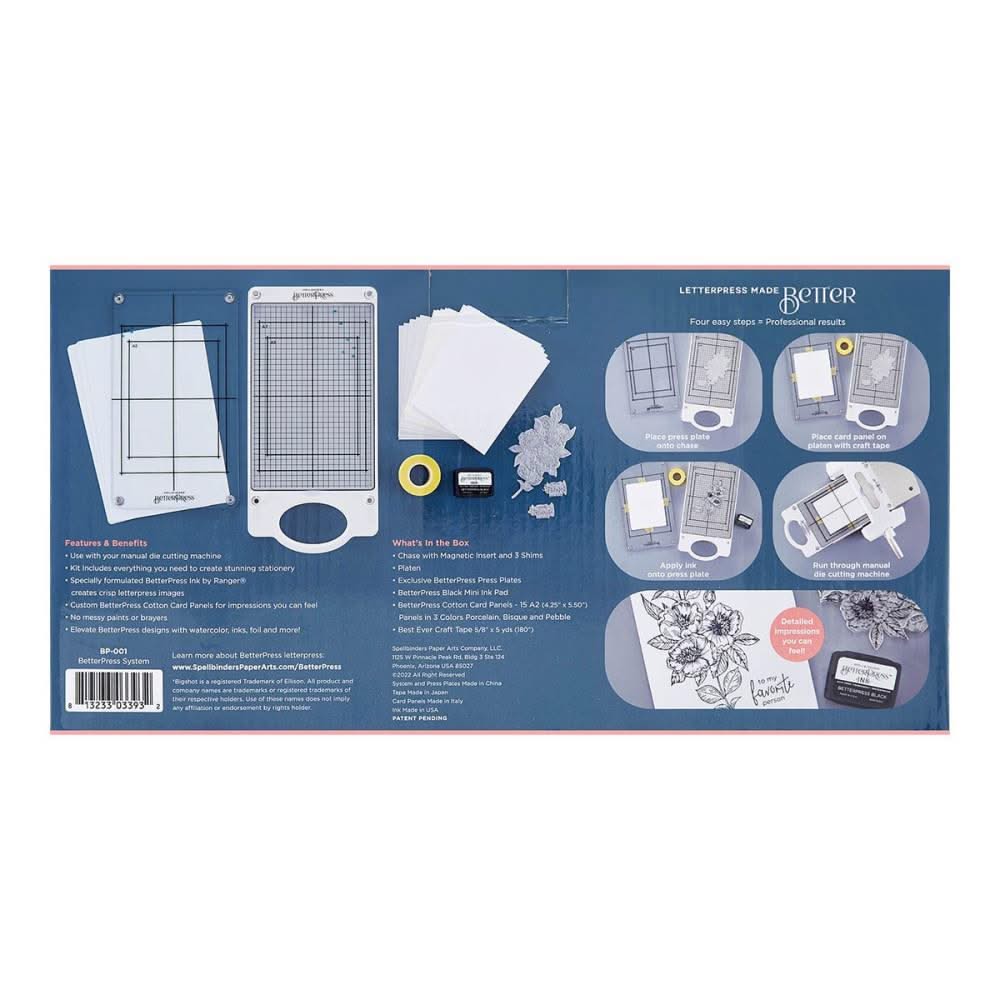 Spellbinders BetterPress Letterpress System – CraftOnline
