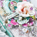 Prima Marketing Chipboard Stickers 32 Pack  Avec Amour, W/Foil Accents*