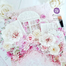 Prima Marketing Paper Flowers 12 pack  Enveloped/ Avec Amour*
