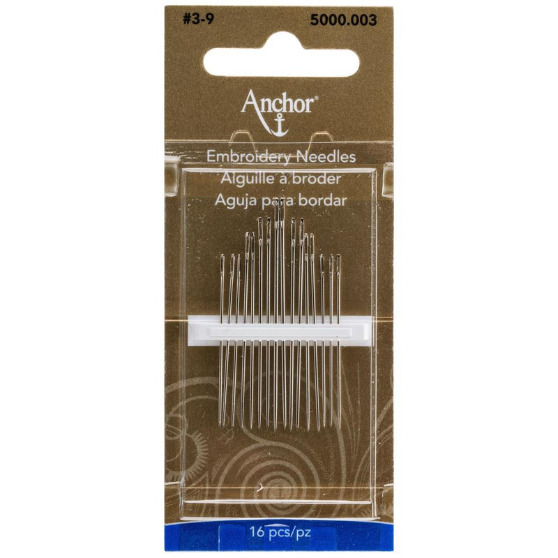 Anchor Embroidery Hand Needles - Sizes 3-9^