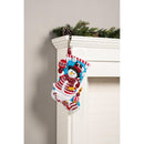 Bucilla Felt Stocking Applique Kit 18" Long Peppermint Snowman*