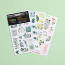 Happy Planner Sticker Sheets 5/Sheets Colour Story Florals, 76 Pieces*