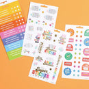Happy Planner Sticker Sheets 5/Sheets I Heart Stickers, 166 Pieces*