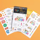Happy Planner Sticker Sheets 5/Sheets I Heart Stickers, 166 Pieces*