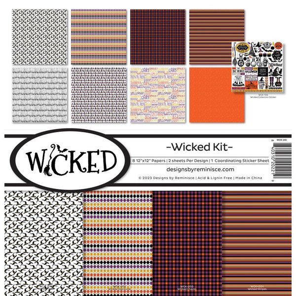 Reminisce Collection Kit 12"X12" - Wicked*