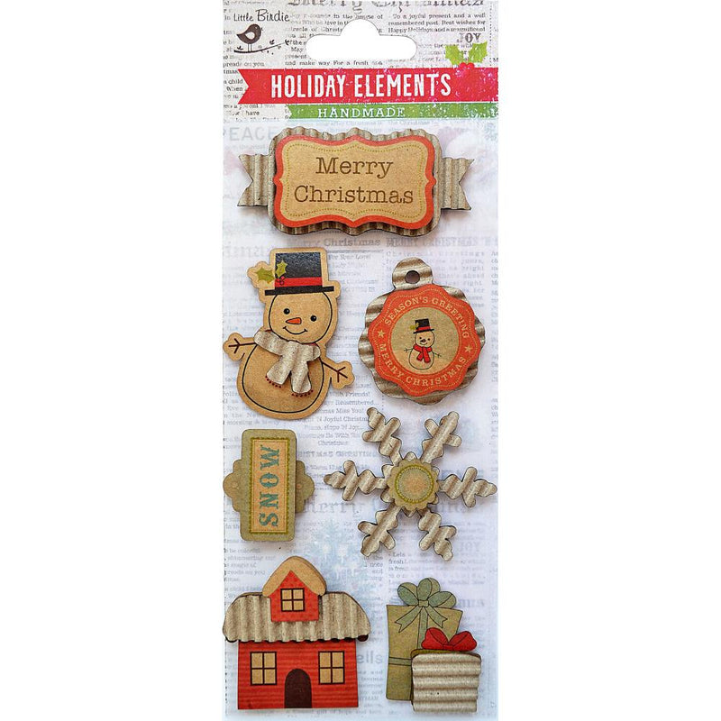 A Perfect Christmas Cardstock Stickers 12 inchx12 inch-Elements
