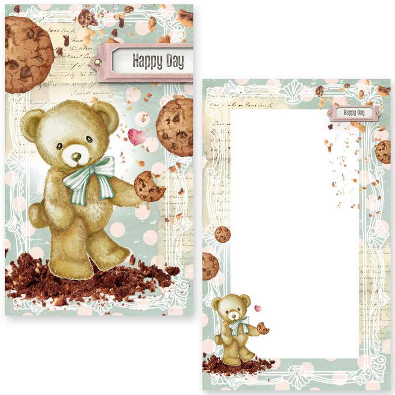 Asuka Studio Beary Sweet Journal Card Pack 20 pack  4 Designs/5 Each*