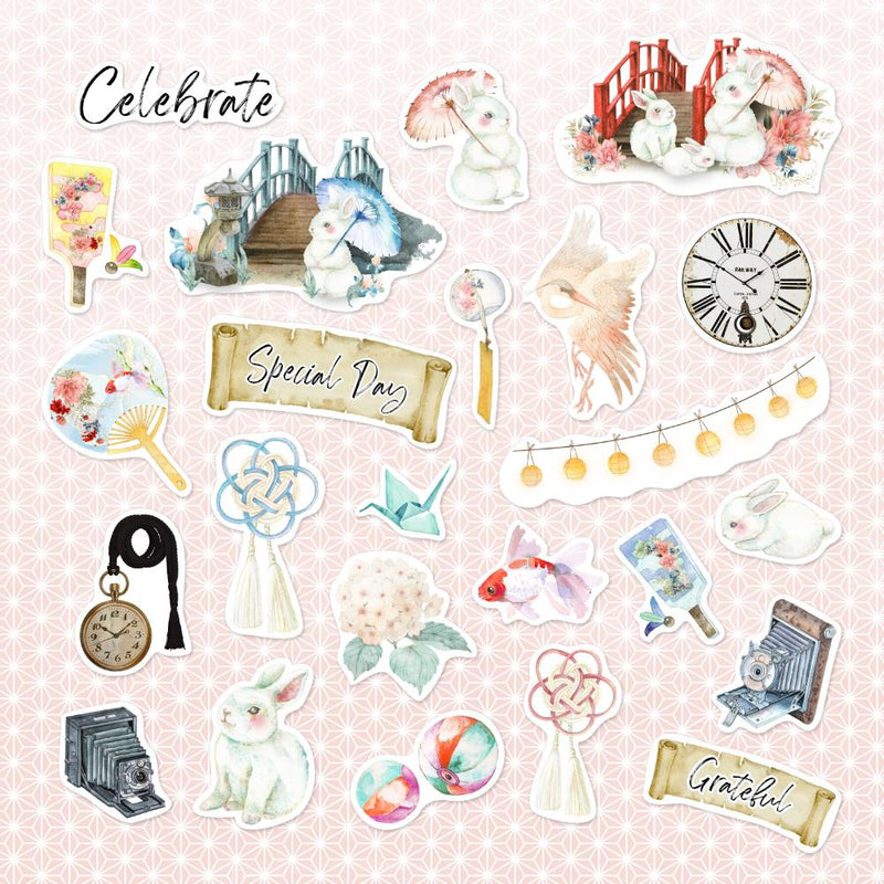 Asuka Studio Moon Bunny Ephemera Cardstock Die-Cuts* – CraftOnline