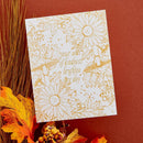 Spellbinders BetterPress Letterpress System Press Plate &Die Autumn Floral Corner