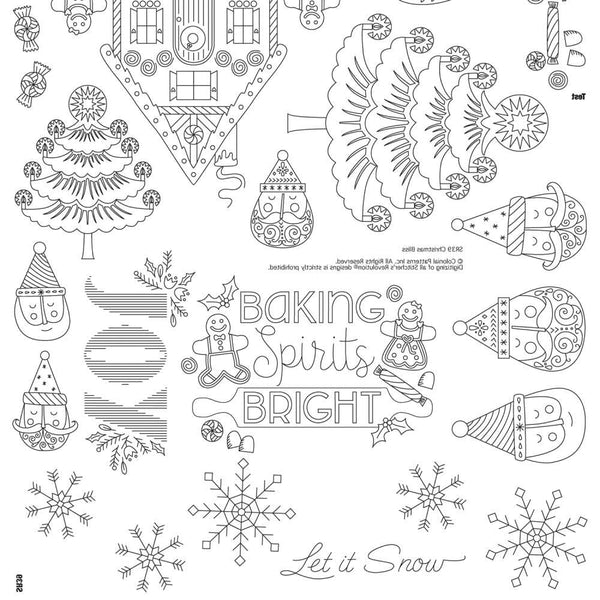 Stitcher's Revolution Iron-On Transfers - Christmas Bliss*