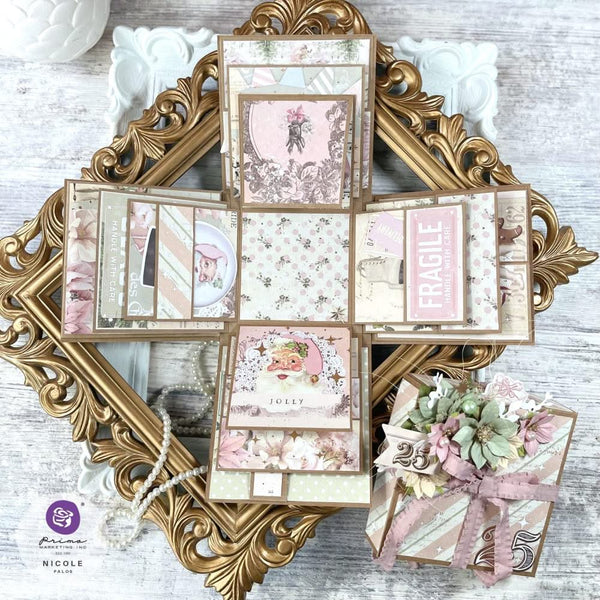 Prima Marketing Christmas Market By Frank Garcia Cardstock Ephemera 58 pack  Joyful*