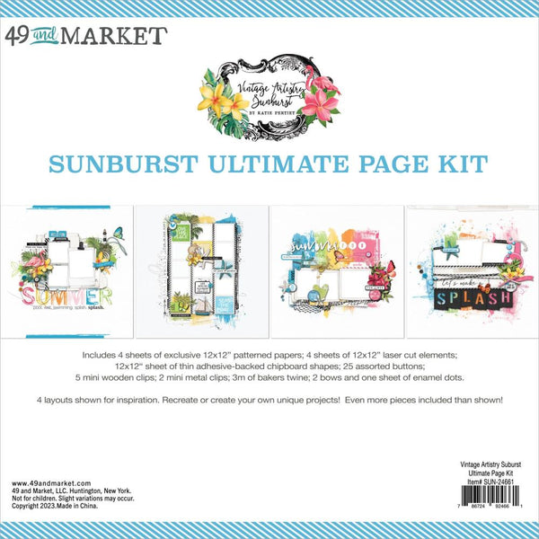 49 And Market Ultimate Page Kit Vintage Artistry Sunburst