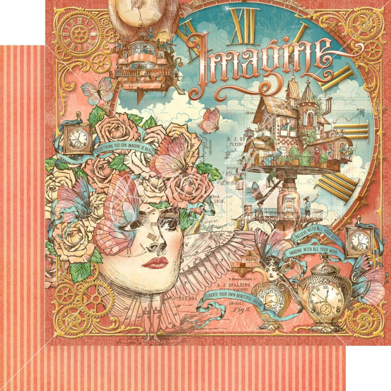 Graphic 45 Collector's Edition Pack 12"x 12" - Imagine*