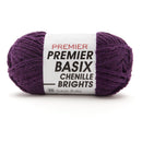 Premier Basix Chenille Brights Yarn - Eggplant