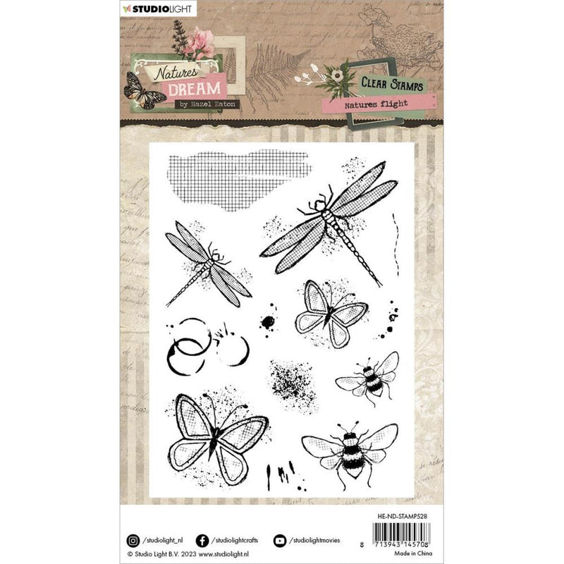 Studio Light HEN Natures Dream Clear Stamp Nr. 528, Nature's Flight*