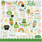 Happy St. Patrick's Day Cardstock Stickers 12"X12" Elements