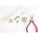 CousinDIY Spacer Bead Jewellery Making Kit Gold*