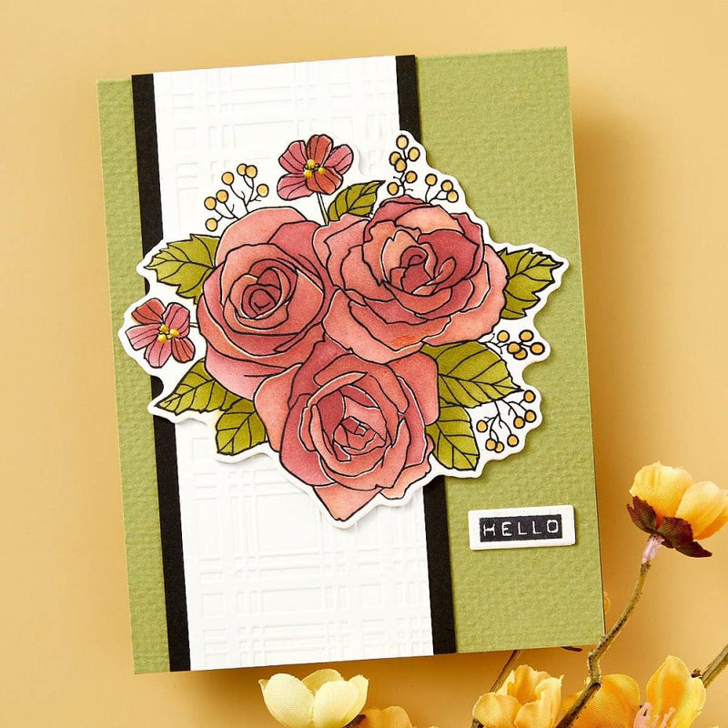 Spellbinders Stamp Die And Stencil Bundle From The Garden Co Garden Party*