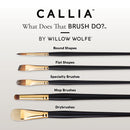 Willow Wolfe Callia Artist Round Brush 16*