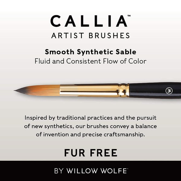 Willow Wolfe Callia Artist Round Brush 16*