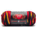 Red Heart All in One Granny Square Black - Moody Cherry