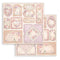 Stamperia Double-Sided Paper Pad 12"x 12" 10/Pkg - Romance Forever