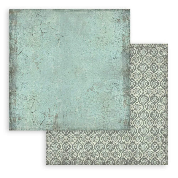 Stamperia Backgrounds Double-Sided Paper Pad 8"x 8" 10/Pkg - Voyages Fantastiques