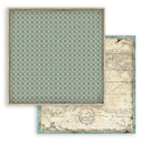 Stamperia Backgrounds Double-Sided Paper Pad 8"x 8" 10/Pkg - Voyages Fantastiques