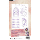 Studio Light Jenine's Mindful Art 5.11"X7" Stencil Nr. 265, Victorian ATC Backgrounds