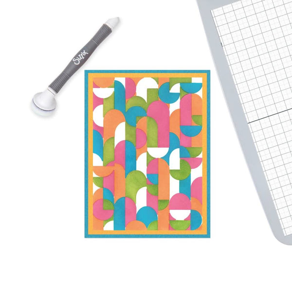 Sizzix A6 Layered Cosmopolitan Stencils By Stacey Park 4/Pkg - Around The Block*