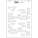Sizzix A6 Layered Cosmopolitan Stencils By Stacey Park 4/Pkg - Downtown*