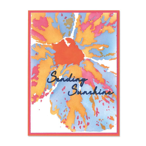 Sizzix A6 Layered Cosmopolitan Stencils By Stacey Park 4/Pkg - Floral Impressions*