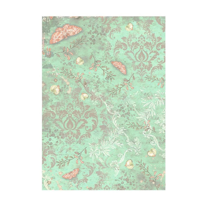 Stamperia Assorted Rice Paper Backgrounds A6 8/Sheets - Orchids & Cats*