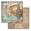 Stamperia Double-Sided Paper Pad 12"x 12" 10/Pkg - Sir Vagabond In Fantasy World