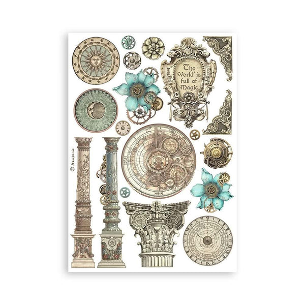 Stamperia A5 Washi pad 8/Pkg - Sir Vagabond In Fantasy World