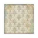 Stamperia Polyester Fabric 12"x 12" 4/Pkg - Sir Vagabond In Fantasy World